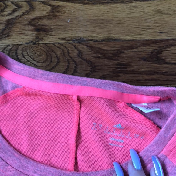 full length adidas athletic tee - Picture 3 of 4